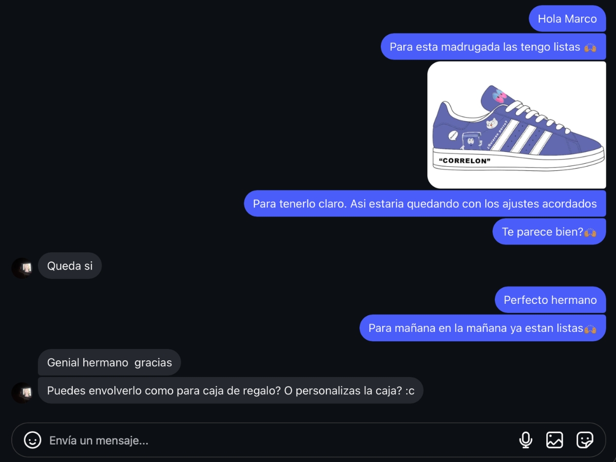 Etapa 03: Aprobación del diseño — proceso de personalización artesanal DePeru Custom
